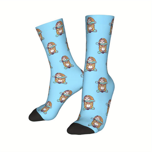 Vintage Sloth Crew Socks