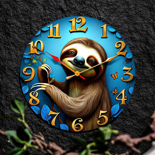 Sloth Wall Clock