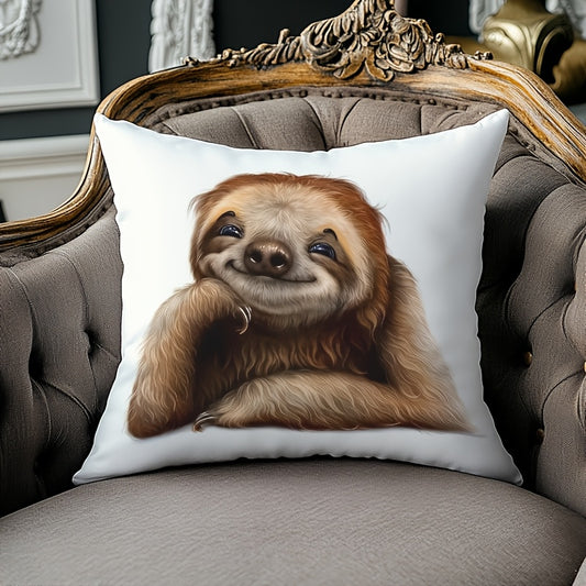 Sloth Theme Cushion Cover