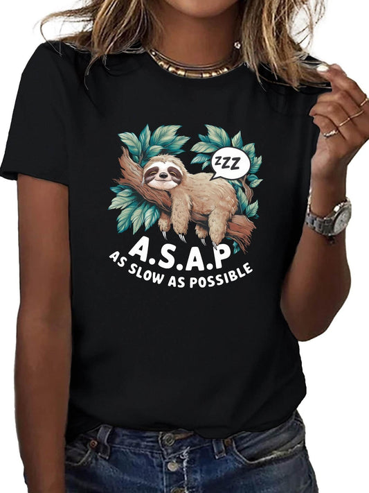 As Slow As Possible Sloth T-Shirt