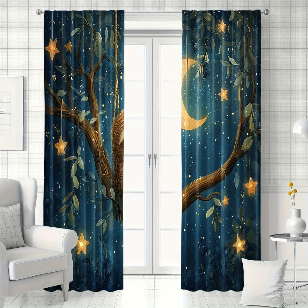 Sloth Under The Moon Curtains