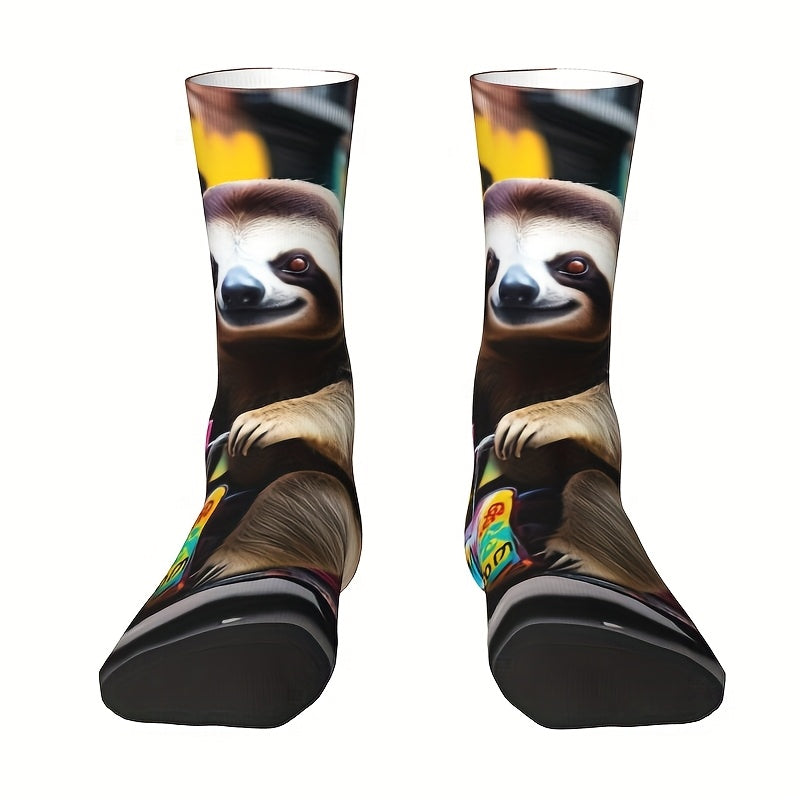 3D Digital Print Sloth Socks