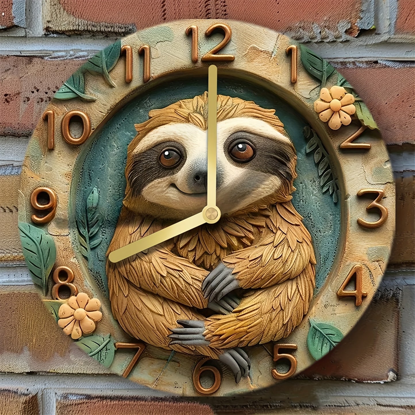 Sloth Wall Clock