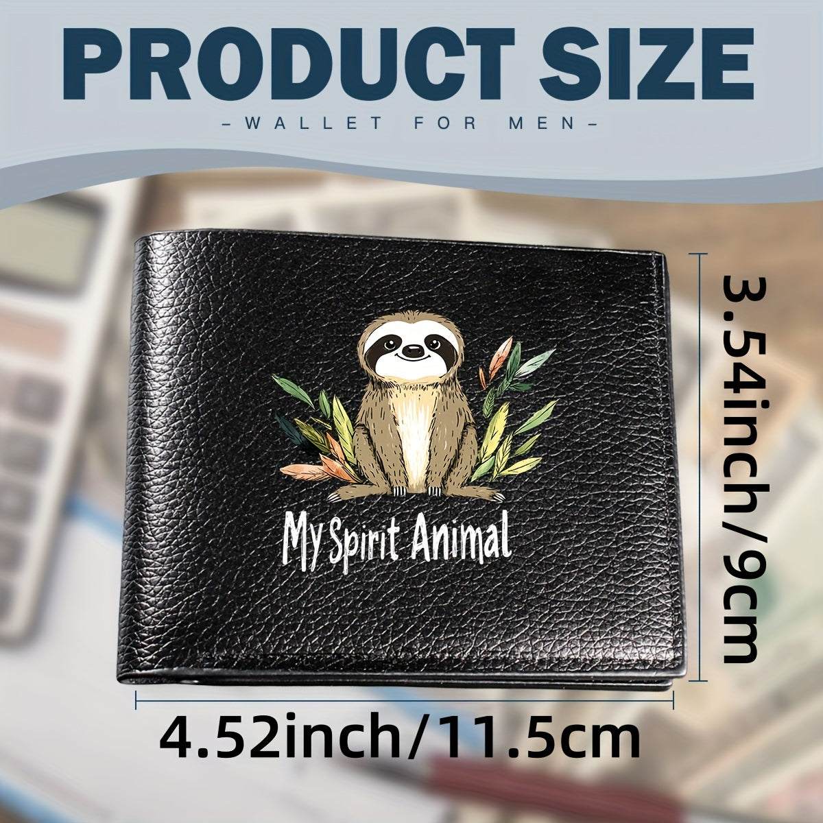 My Spirit Animal Sloth Wallet