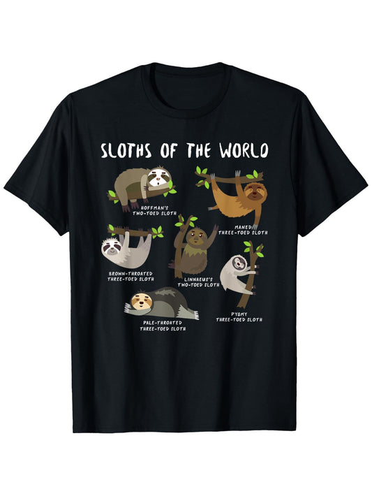 Sloths Of The World T-Shirt