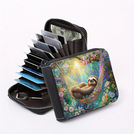 Hammock Sloth Accordion Card Holder