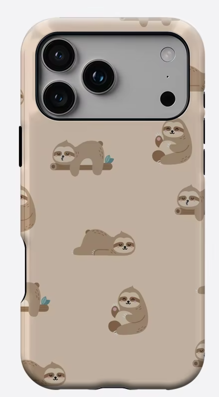 Sloth Snuggle iPhone Case