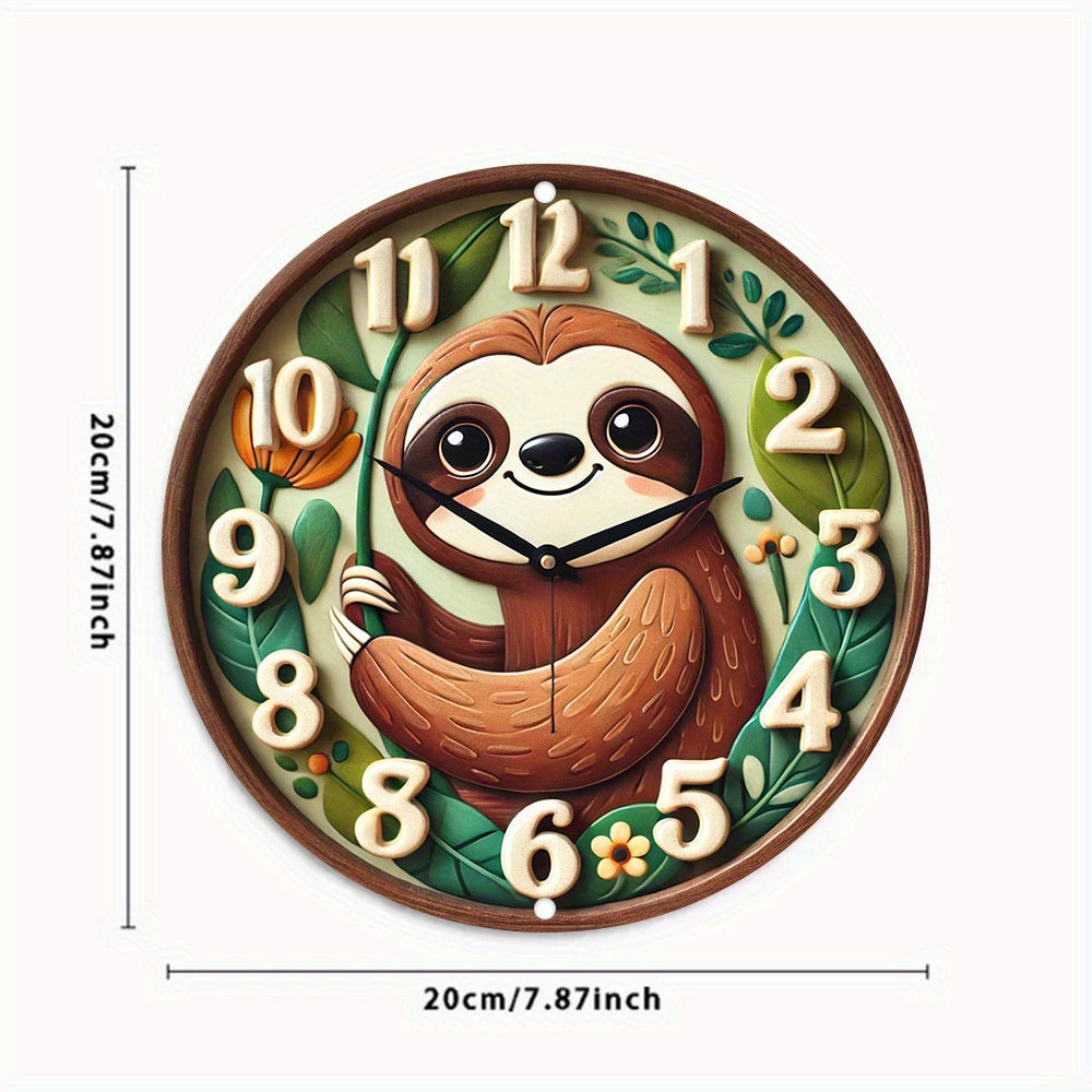 Sloth Wall Clock