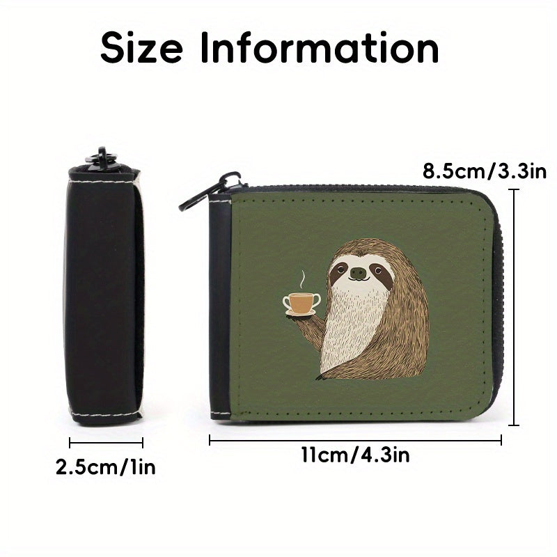 Sloth Accordion Wallet