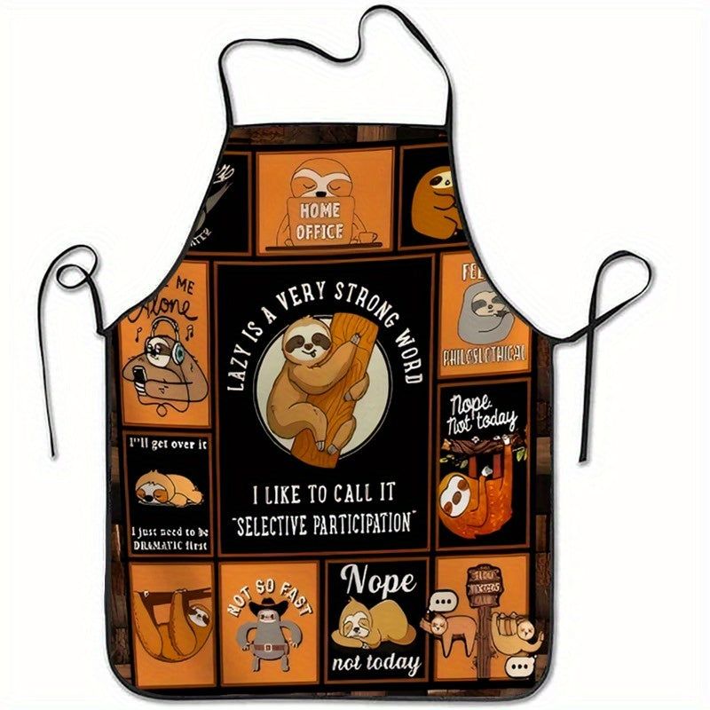 Funny Sloth Apron