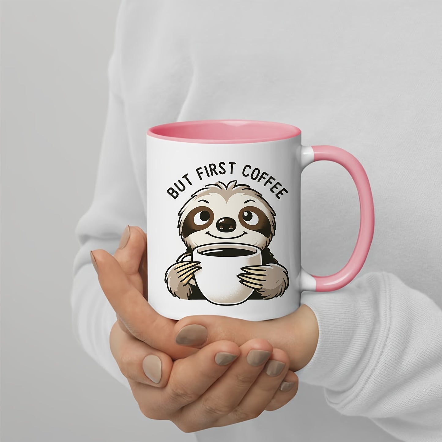 But First Coffee Sloth Mug