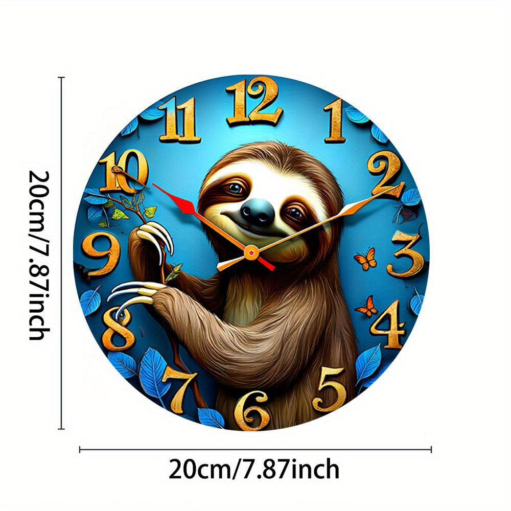 Sloth Wall Clock