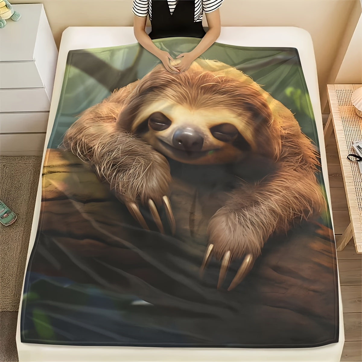 Super Cute Sloth Blanket