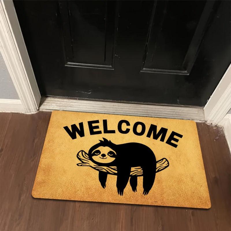 Sloth Welcome Mat