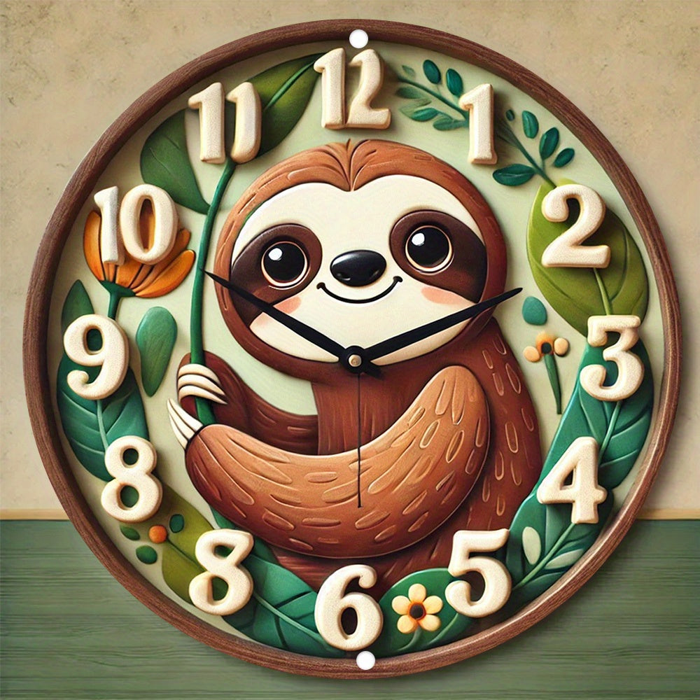 Sloth Wall Clock