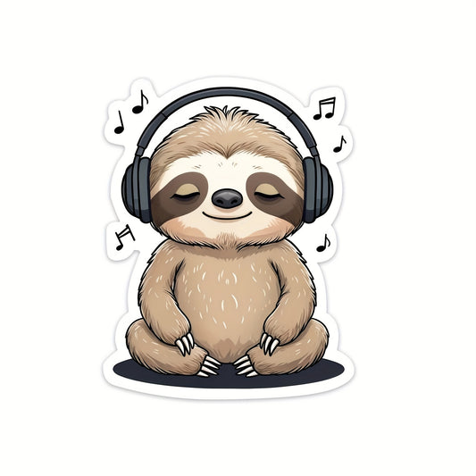 Musical Sloth Stickers