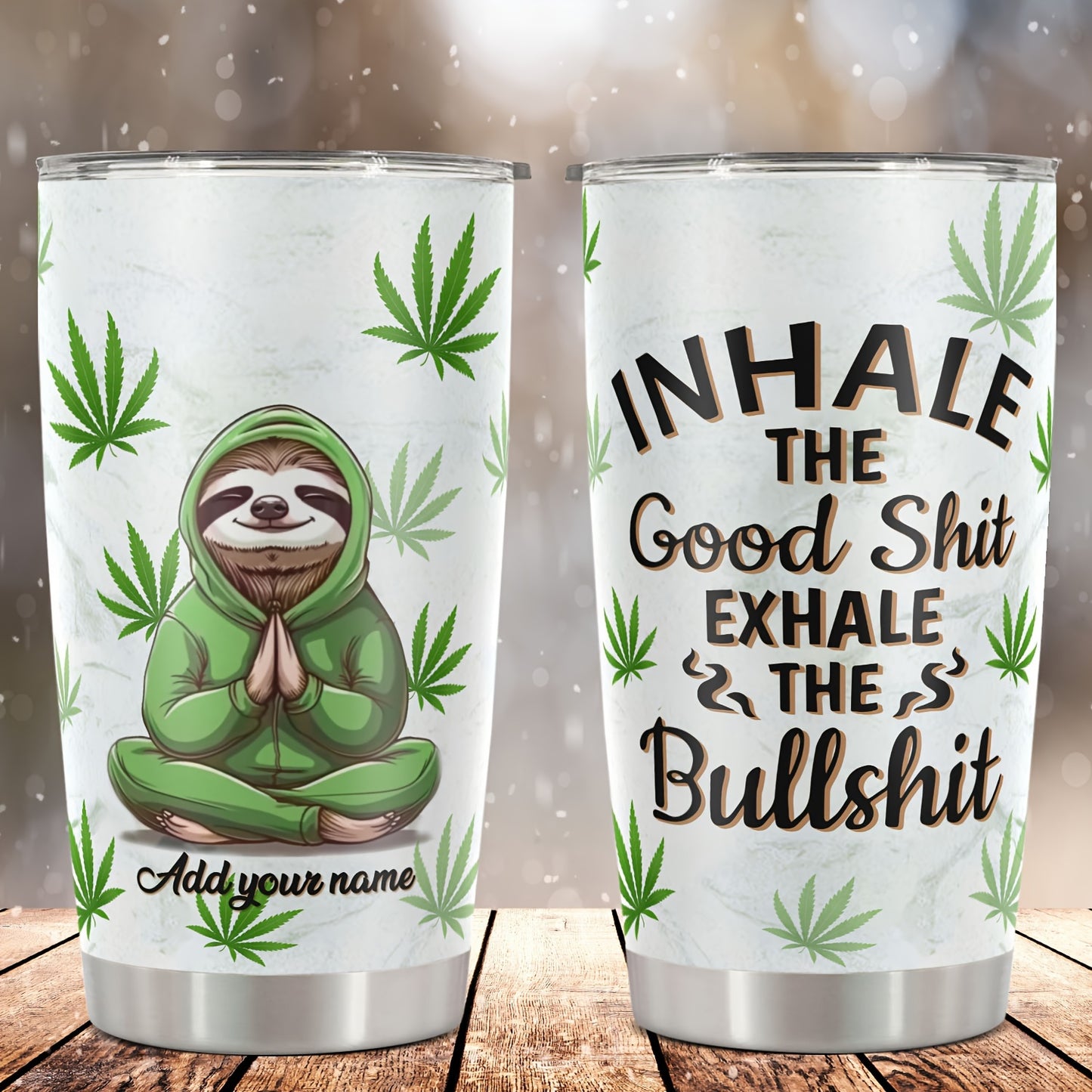 Sloth Tumbler with Lid