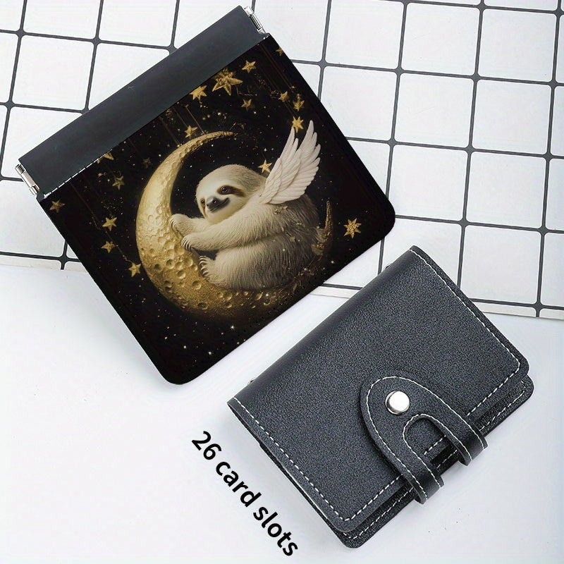 Moon Sloth Card Storage Wallet