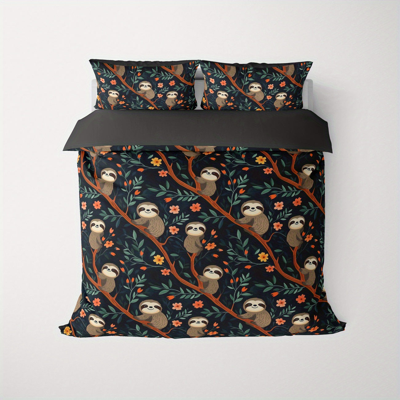 Retro Sloth Bedding Set