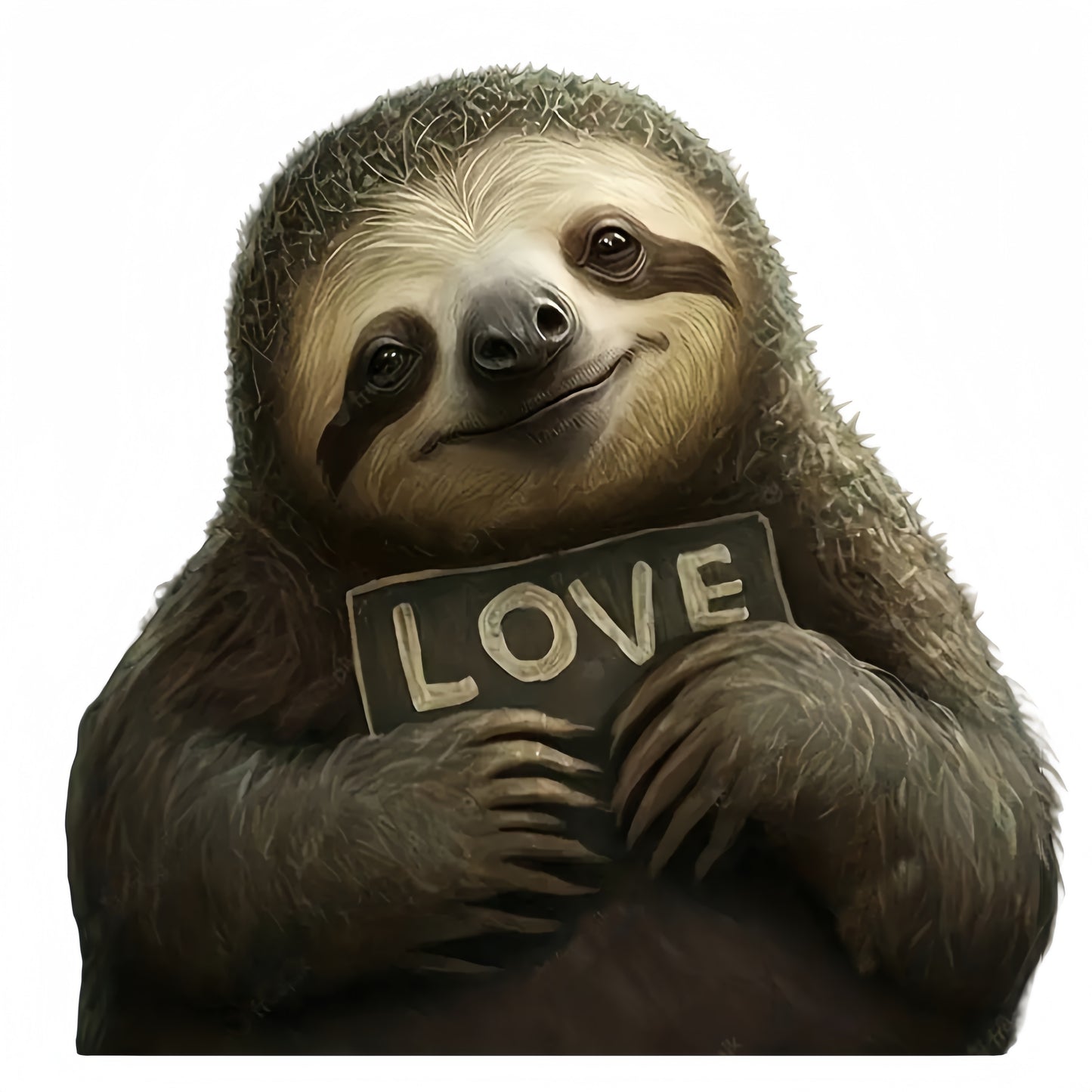 Love Sloth PVC Sticker