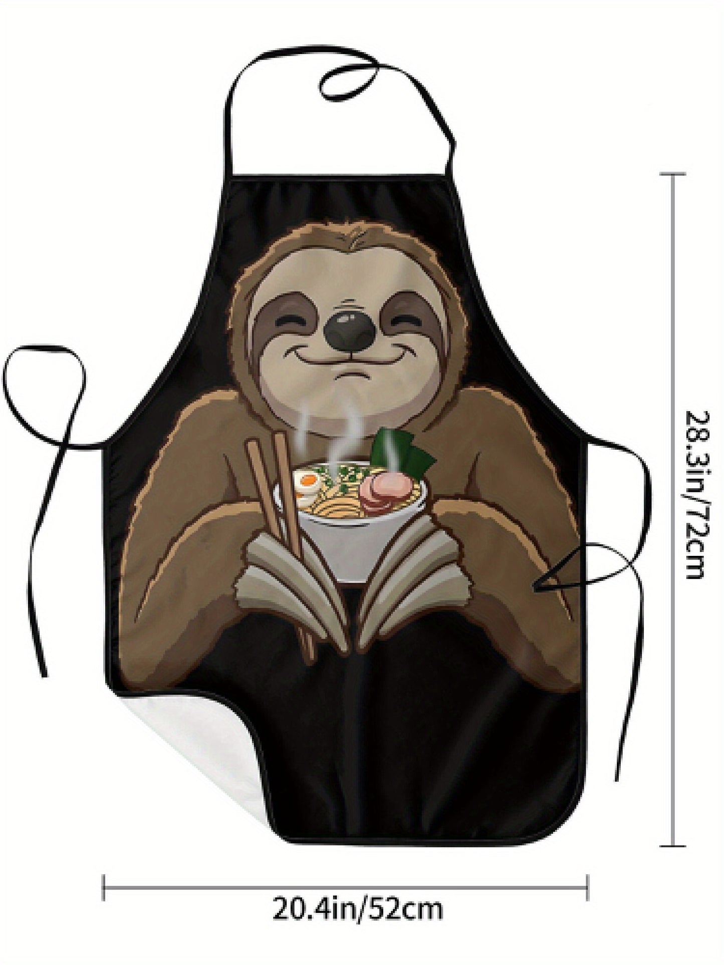 Vintage Sloth Ramen Apron