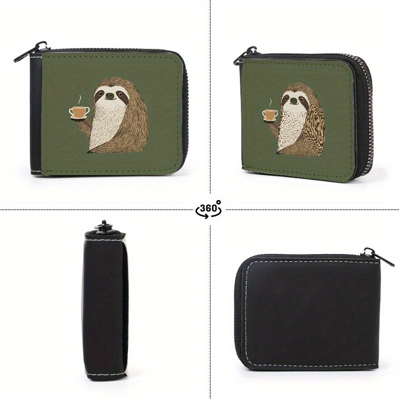 Sloth Accordion Wallet