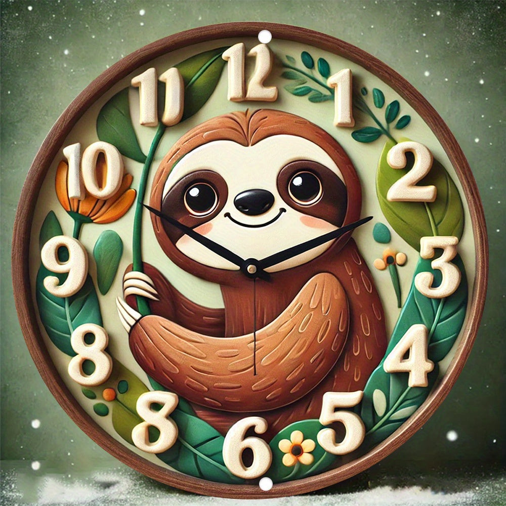 Sloth Wall Clock