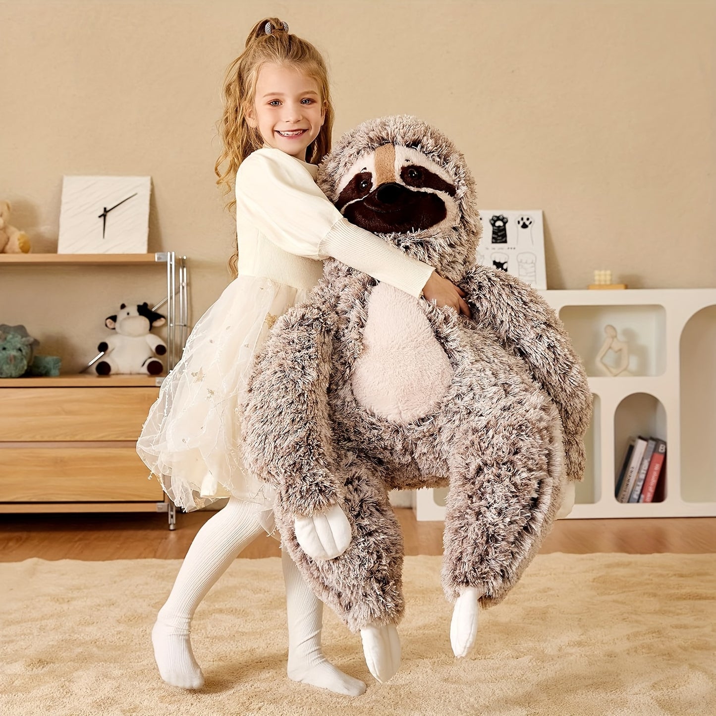 Giant Sloth Plush Toy