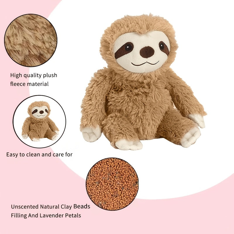 Sloth Plush Microwave Heating Pad Toy