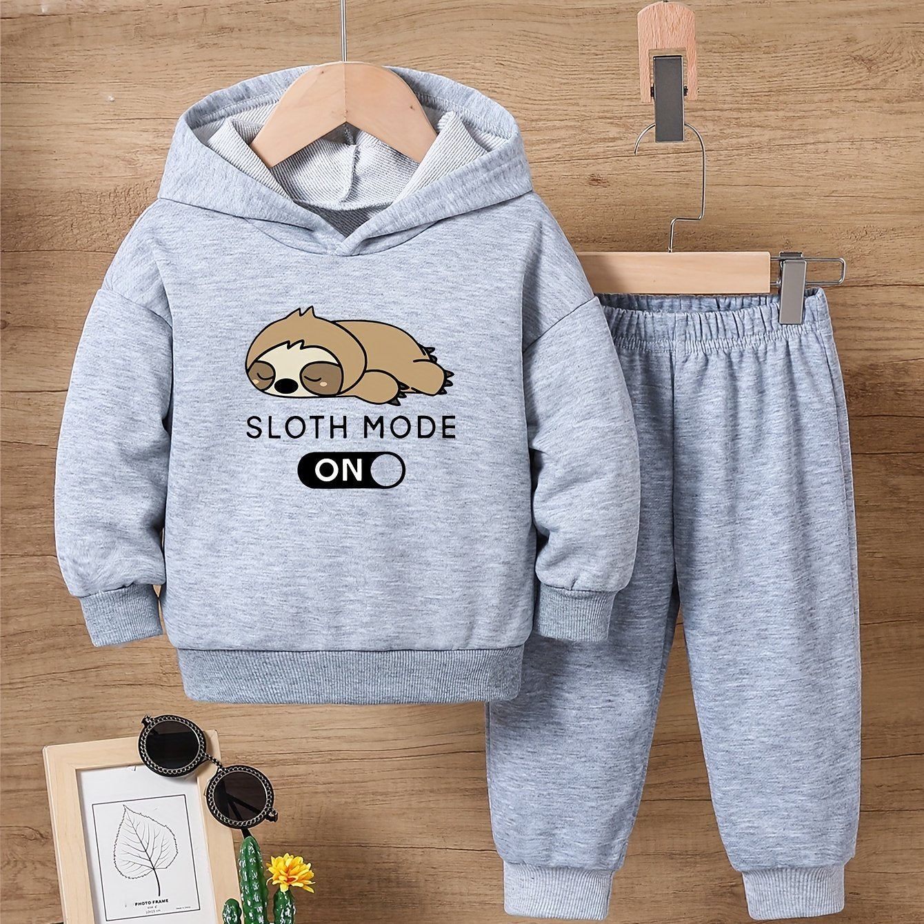 Two Piece Sloth Mode On Tracksuit Set