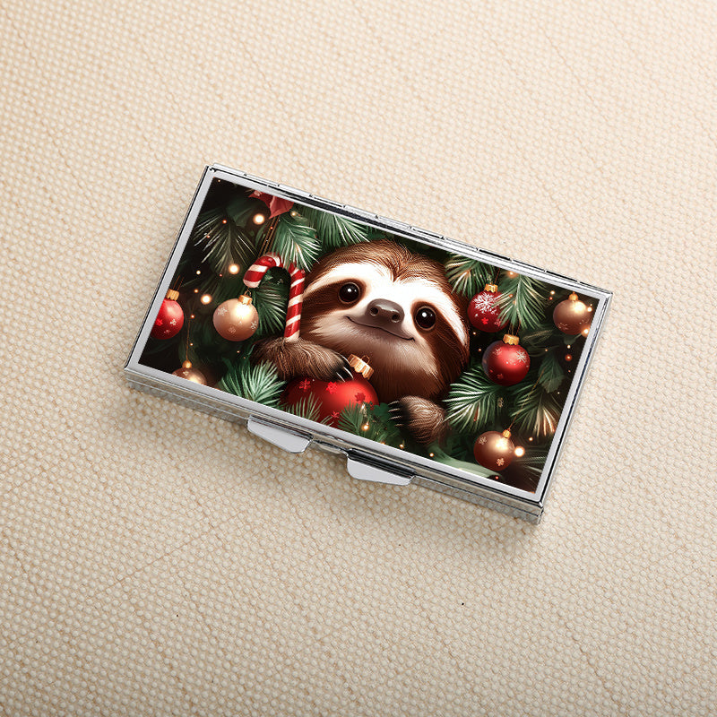 Christmas Sloth Jewelry Box