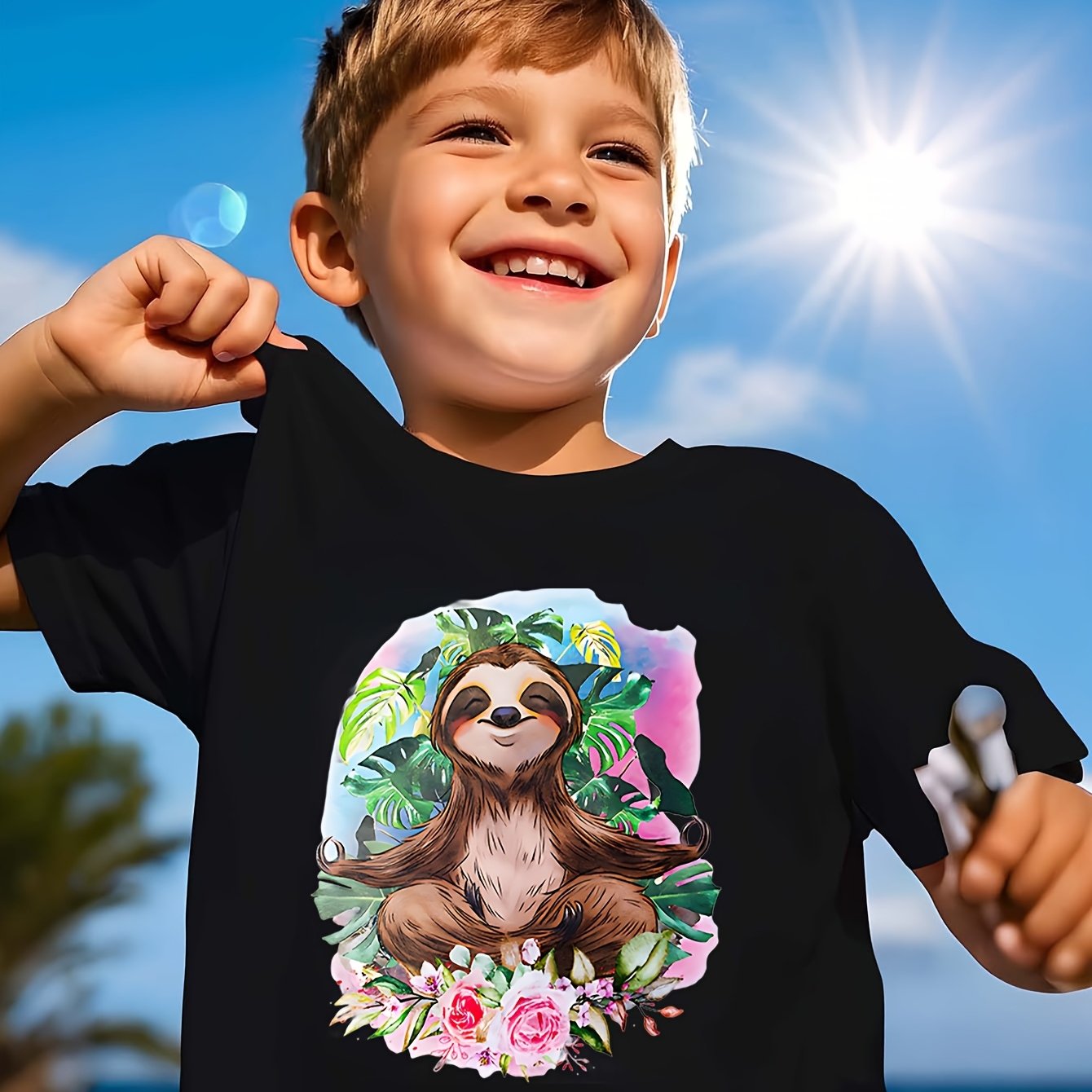 Sloth Print T-Shirt