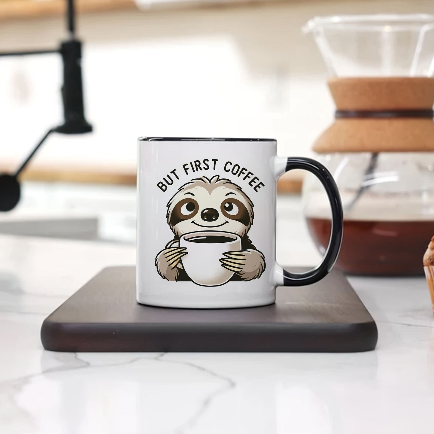 But First Coffee Sloth Mug