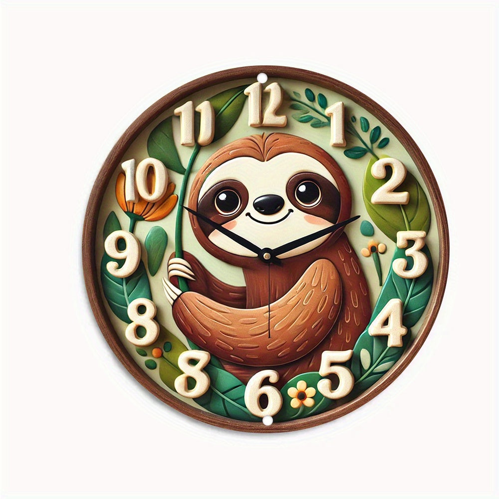 Sloth Wall Clock