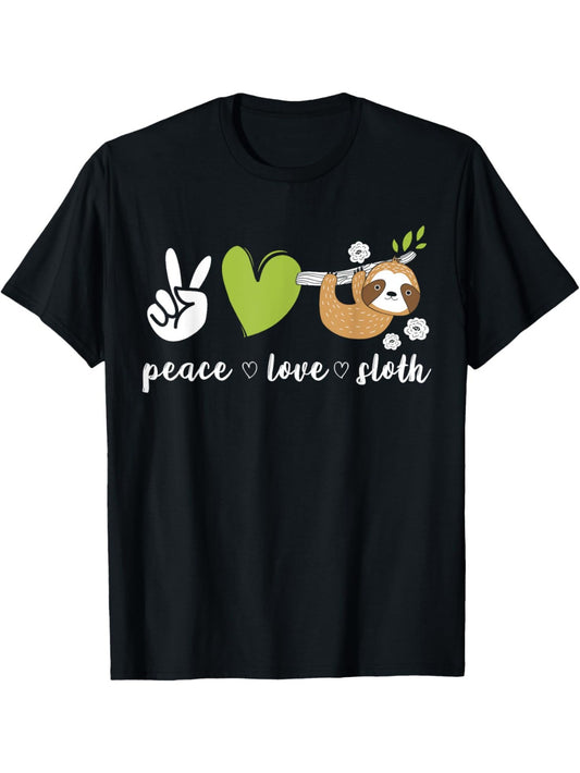 Peace Love Sloth T-Shirt