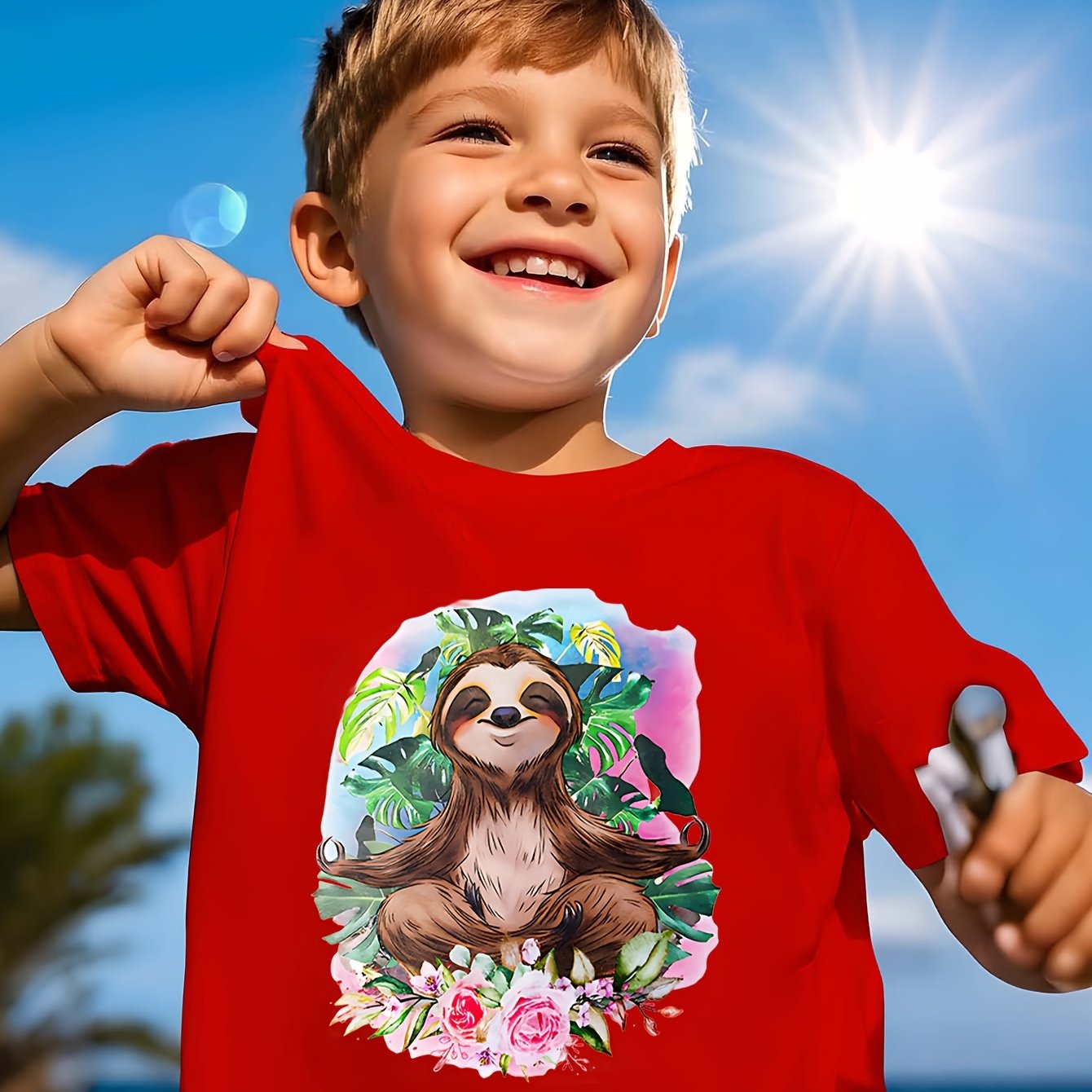 Sloth Print T-Shirt