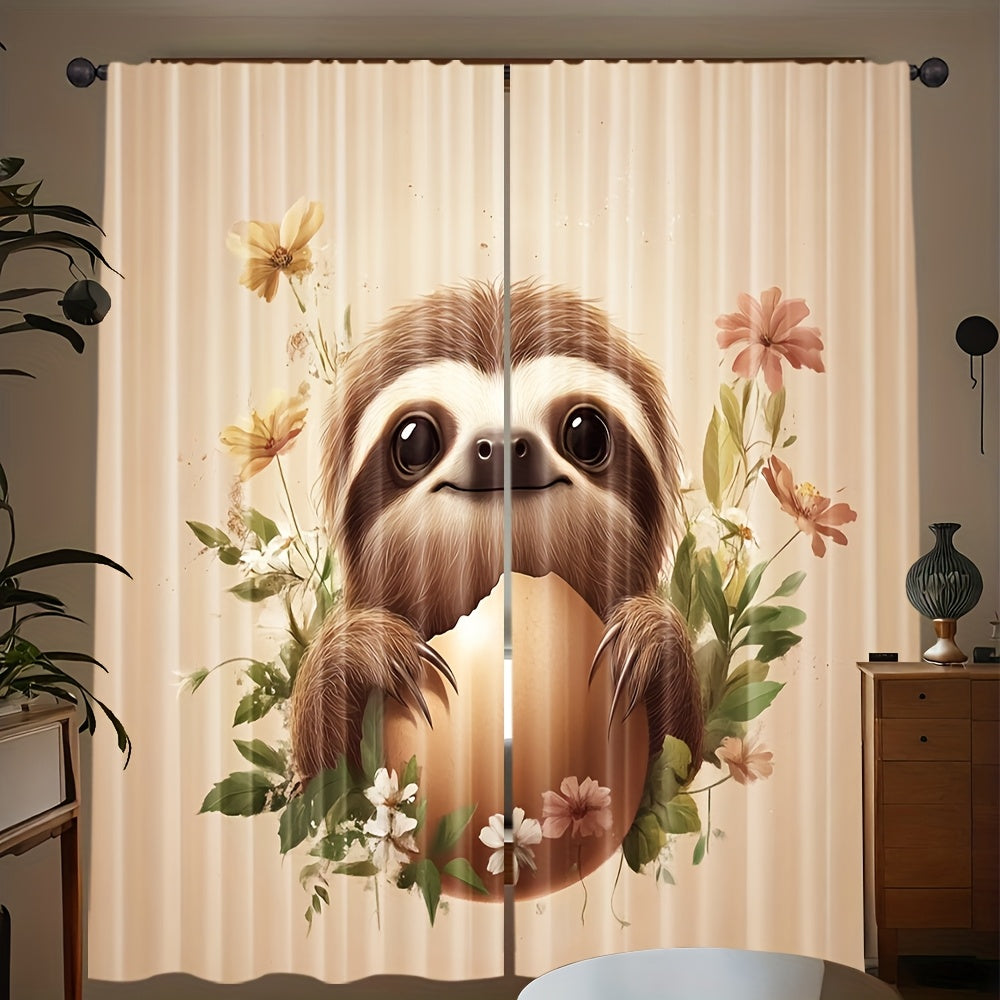 Sloth Curtains