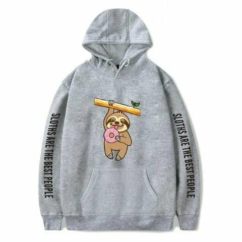 Image of Hold On Donut Hoodie - Sloth Gift shop