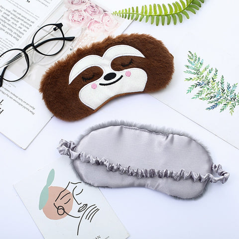 Image of Cute Sloth Sleeping / Travel Mask