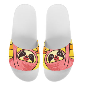 Pinky Sloth Flip Flops