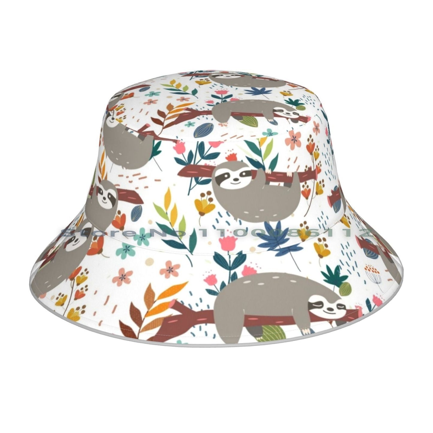 Floral Mask Bucket Hat