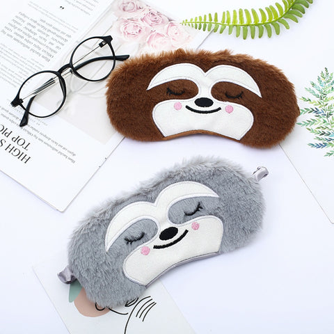 Image of Cute Sloth Sleeping / Travel Mask