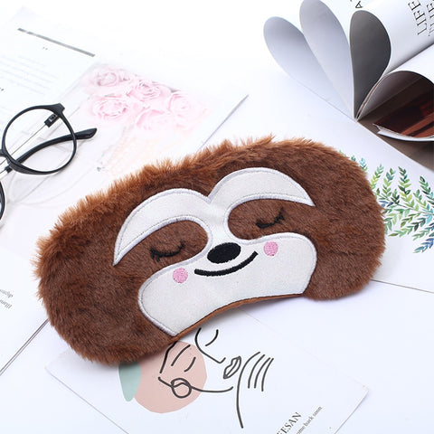 Image of Cute Sloth Sleeping / Travel Mask