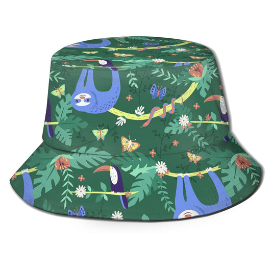 Blue Sloth Bucket Hat