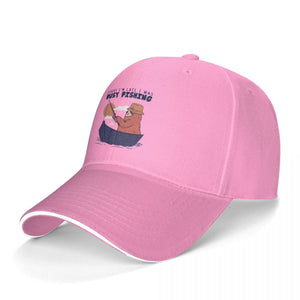 Fishing On Boat Baseball Cap