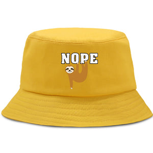 Cartoon Sloth Bucket Hat