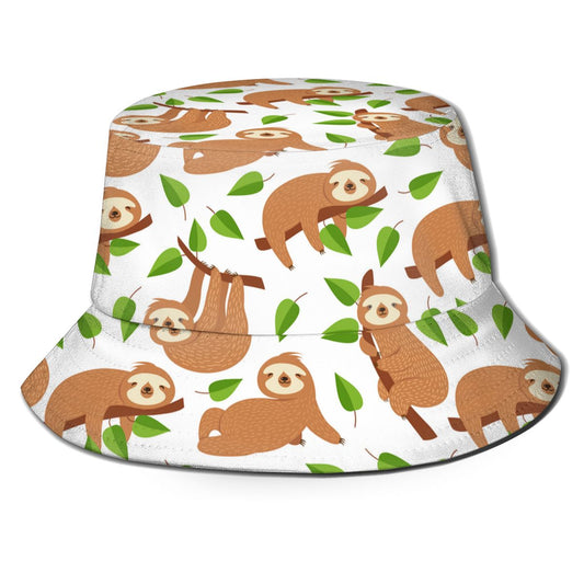 Laydown Sloth Bucket Hat