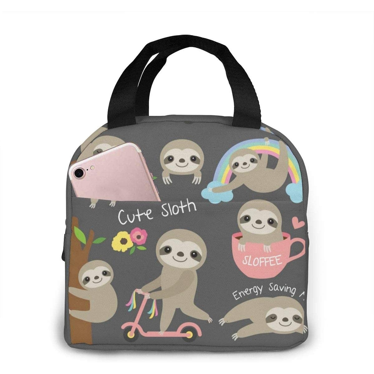 Cute Sloth Lunch Bag