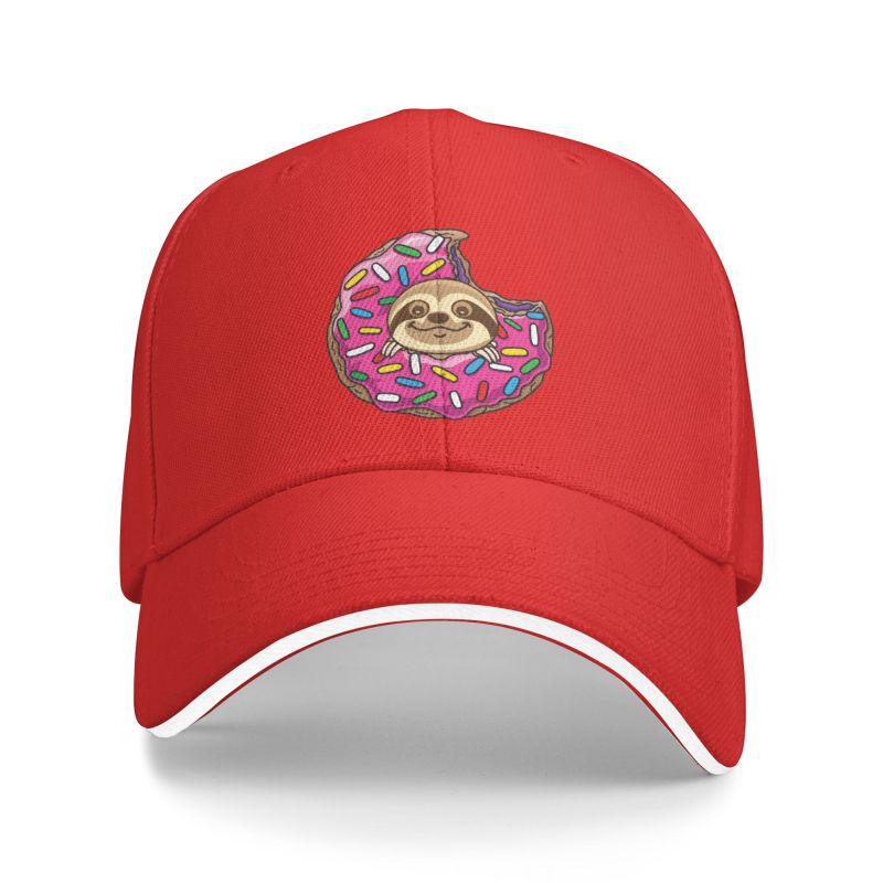 Sloth Donut Baseball Cap