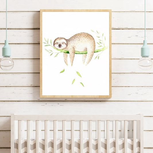 Sigh Face of Sloth Poster - Sloth Gift shop